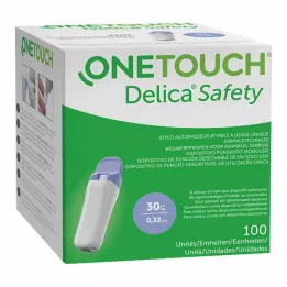 ONE TOUCH Autopiqueur jetable Delica Safety 30 G, 100 pièces