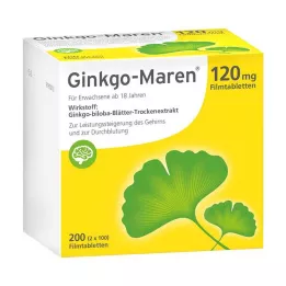 GINKGO-MAREN 120 mg Comprimés pelliculés, 200 pc