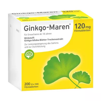 GINKGO-MAREN 120 mg Comprimés pelliculés, 200 pc