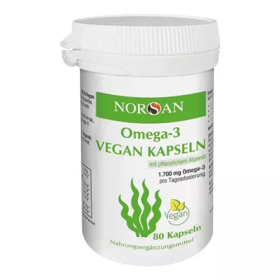 Norsan Omega-3 capsules végétaliennes, 80 pièces Norsan Omega-3 capsules végétaliennes, 80 pièces