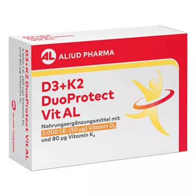 D3+K2 Duoprotect Vit AL 4000 UI/80 Μg gélules (30 pièces) D3+K2 Duoprotect Vit AL 4000 UI/80 Μg gélules (30 pièces)