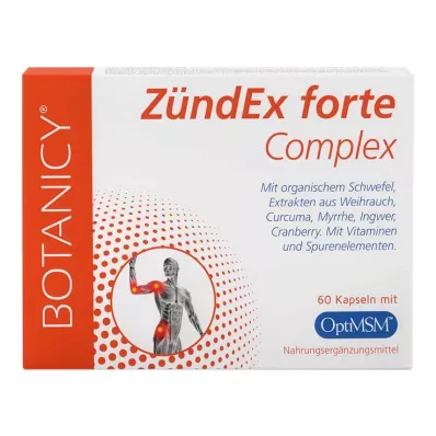 Complexe Botanicy Zündex Forte avec capsules Optimsm, 60 pc