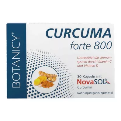 CURCUMA FORTE 800 avec NovaSol Gélules de curcumine, 30 gélules