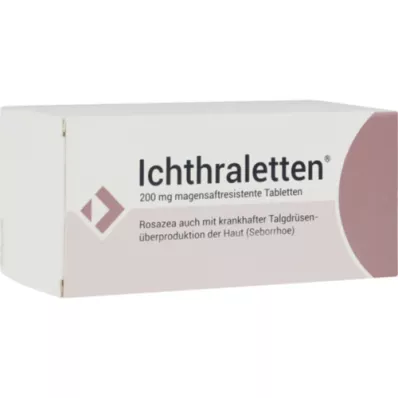 ICHTHRALETTEN 200 mg Comprimés gastro-résistants, 168 comprimés