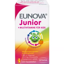 EUNOVA Comprimés à mâcher Junior au goût dorange, 100 pièces