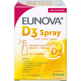 EUNOVA Vitamine D3 en spray, 8 ml