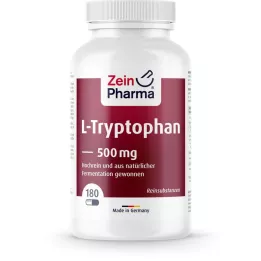 L-TRYPTOPHAN 500 mg gélules, 180 pcs