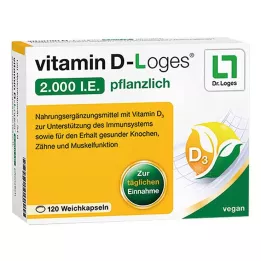 VITAMIN D-LOGES 2.000 U.I. végétale, gélules, 120 gélules