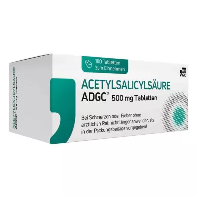 Acide acétylsalicylique ADGC Comprimés de 500 mg (100 pièces)