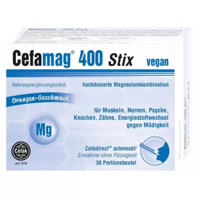 CEFAMAG 400 stix, 36 pcs CEFAMAG 400 stix, 36 pcs
