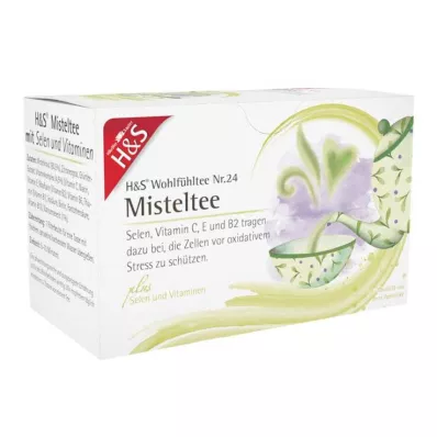 H&S Thé de gui avec sachet filtre sélénium et vitamines, 20X2 g H&S Thé de gui avec sachet filtre sélénium et vitamines, 20X2 g