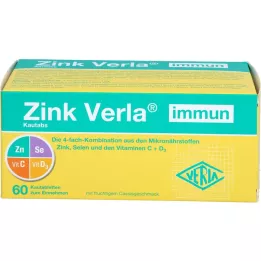 ZINK VERLA Comprimés à mâcher immunisés, 60 pces