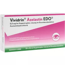 VIVIDRIN Azélastine EDO 0,5 mg/ml Solution ophtalmique en EDP, 20X0.6 ml