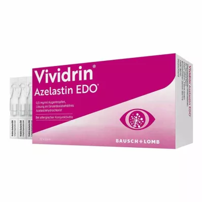 Vividrin® Azélastine EDO® Aide aiguë contre le rhume des foins et les allergies, 20X0,6 ml