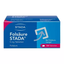 FOLSÄURE STADA 5 mg Comprimés, 100 pcs