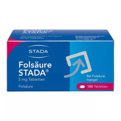 Acide folique STADA® 5 mg comprimés, 100 pièces Acide folique STADA® 5 mg comprimés, 100 pièces