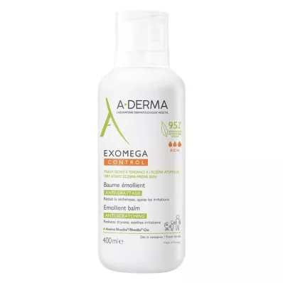 A-Derma Exomega Control Baume hydratant, 400 ml A-Derma Exomega Control Baume hydratant, 400 ml