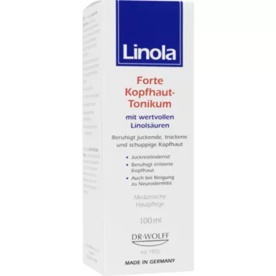 LINOLA Tonique pour cuir chevelu Forte, 100 ml