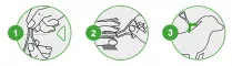 Instructions for use for FRONTLINE COMBO contre les tiques, les puces sur les chiens S (2 -10 kg), 6 pièces - 4