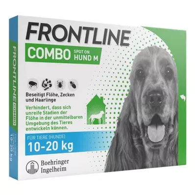 FRONTLINE Combo Spot on Chien M Lait pour application sur la peau, 3pcs