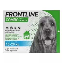 FRONTLINE Combo Spot on Chien M Lait pour application sur la peau, 3pcs