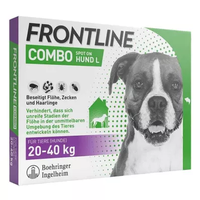 FRONTLINE Combo Spot on chien L Lait pour application sur la peau, 3pcs