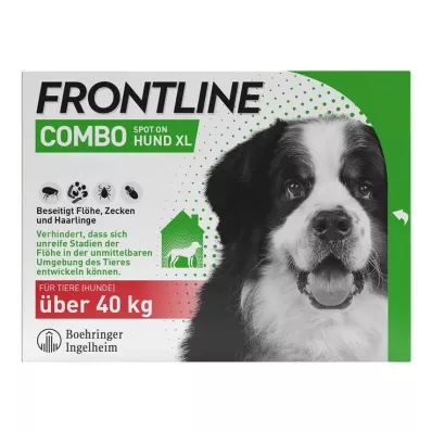 FRONTLINE COMBO contre les tiques, les puces sur les chiens XL (40-60 kg), 3 pcs