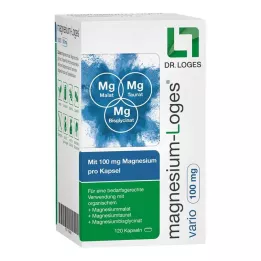 MAGNESIUM-LOGES vario 100 mg gélules, 120 pcs