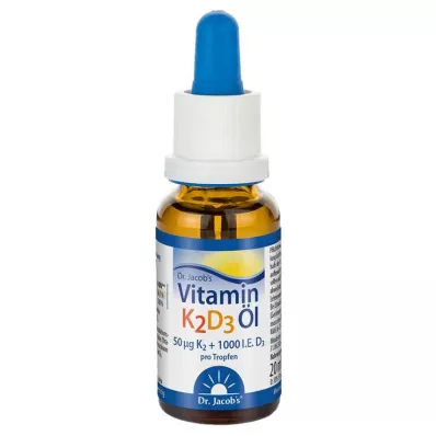 VITAMIN Huile K2D3 Dr.Jacobs, 20 ml