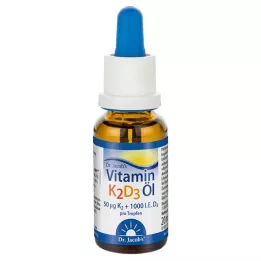 VITAMIN Huile K2D3 Dr.Jacobs, 20 ml