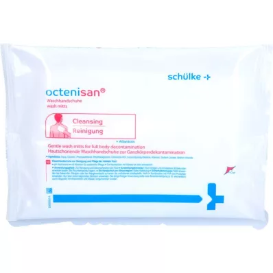 OCTENISAN Gants de toilette, 8 pces