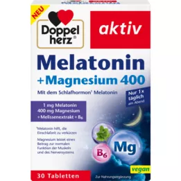 DOPPELHERZ Mélatonine+Magnésium 400 comprimés, 30 pc