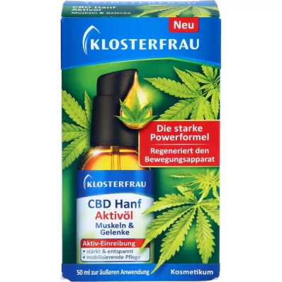 KLOSTERFRAU CBD Huile active de chanvre, 50 ml