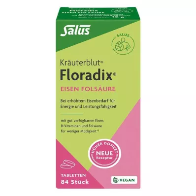 FLORADIX Comprimés dacide folique ferrique, 84 pc