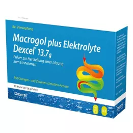 MACROGOL plus Electrolytes Dexcel 13,7 g PLE, 10 pc