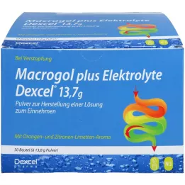 MACROGOL plus Electrolytes Dexcel 13,7 g PLE, 50 pces