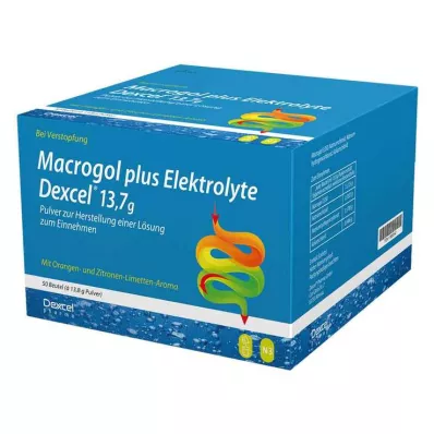 Macrogol plus électrolytes Dexcel 13,7 g Ple, 50 pc