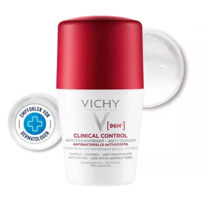 Vichy Déodorant Contrôle Clinique 96h Roll-on, 50 ml Vichy Déodorant Contrôle Clinique 96h Roll-on, 50 ml