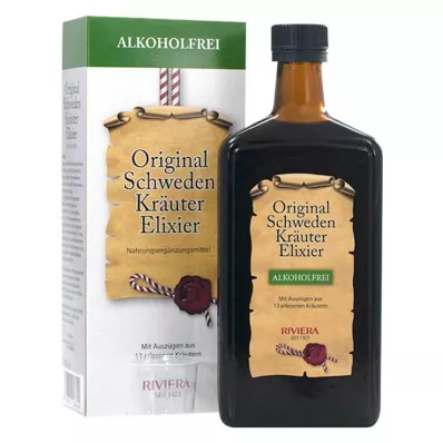 Riviera Original Élixir à base de plantes suédoises sans alcool, 500 ml Riviera Original Élixir à base de plantes suédoises sans alcool, 500 ml