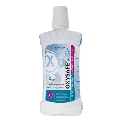 Miradent Oxysafe Bain de bouche actif à loxygène actif, 500 ml