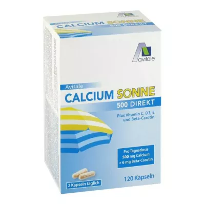 Calcium Sun 500 gélules, 120 pièces Calcium Sun 500 gélules, 120 pièces