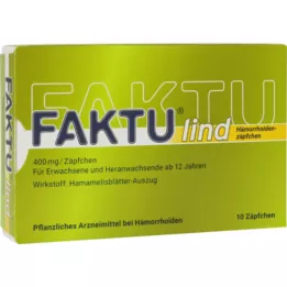 FAKTU Suppositoires anti-hémorroïdes lind, 10 pces
