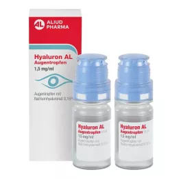 HYALURON AL Gouttes pour les yeux 1,5 mg/ml, 2X10 ml