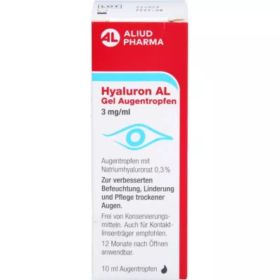 HYALURON AL Gel gouttes pour les yeux 3 mg/ml, 1X10 ml