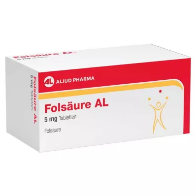 Acide folique AL comprimés de 5 mg, 100 pièces