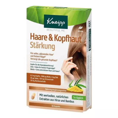 Kneipp Hair &amp; Capsules de renforcement du cuir chevelu, 30 pc