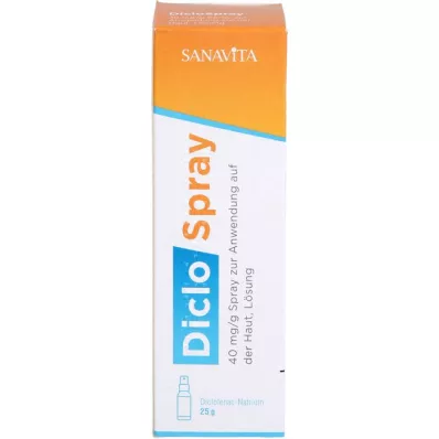 DICLOSPRAY 40 mg/g Spray pour application cutanée, 25 g