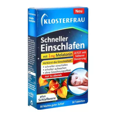 KLOSTERFRAU Comprimés pour sendormir plus vite, 30 pc KLOSTERFRAU Comprimés pour sendormir plus vite, 30 pc