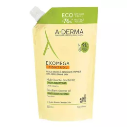 A-DERMA EXOMEGA CONTROL Huile de douche Recharge, 500 ml
