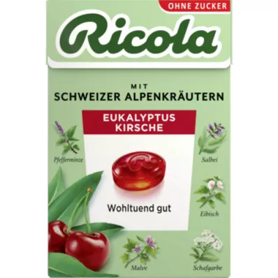 RICOLA o.Z.Box Bonbons à leucalyptus et à la cerise, 50 g